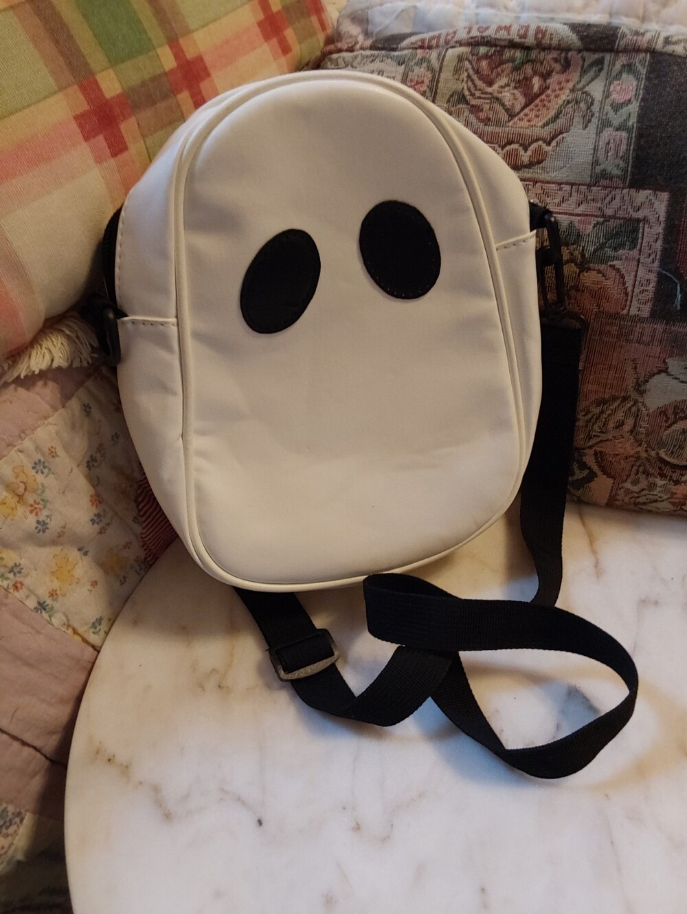 NWOT Ghost Vinyl Crossbody Bag, Ready For Halloween Party